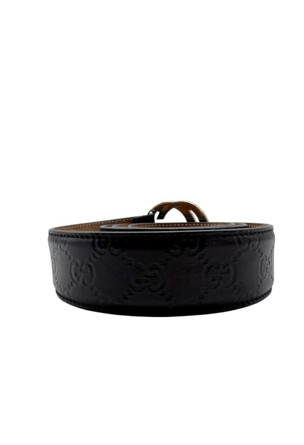 GUCCI -  INTERLOCKING MONOGRAM BELT - Image 12